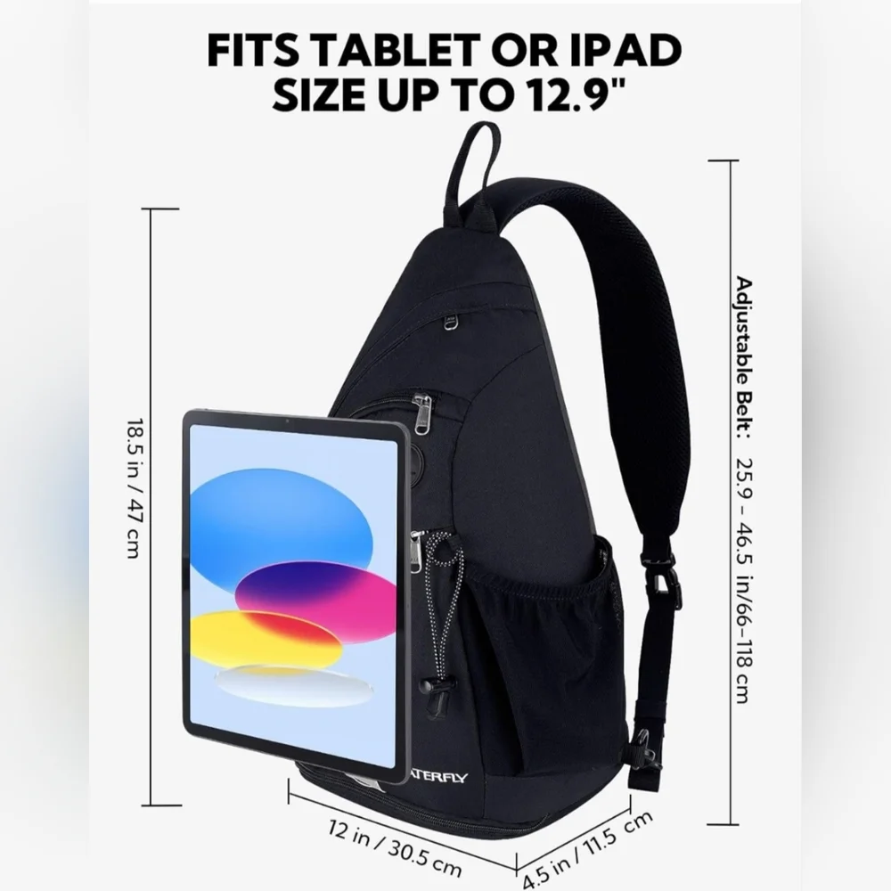 Waterfly Sling Bag Crossbody Backpack
